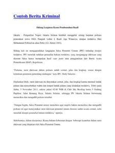 Mengupas Kabar Kriminal di Indonesia: Tren, Tantangan, dan Upaya Penanggulangan