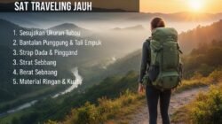 Tips Memilih Tas Backpack yang Ergonomis Agar Punggung Tidak Sakit Saat Traveling Jauh