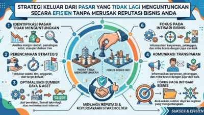 Strategi Keluar Dari Pasar Yang Tidak Lagi Menguntungkan Secara Efisien Tanpa Merusak Reputasi Bisnis Anda