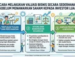 Cara Melakukan Valuasi Bisnis Secara Sederhana Sebelum Menawarkan Saham Kepada Investor Luar