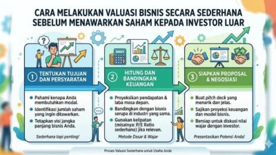 Cara Melakukan Valuasi Bisnis Secara Sederhana Sebelum Menawarkan Saham Kepada Investor Luar