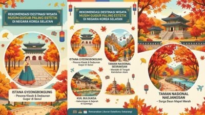 Rekomendasi Destinasi Wisata Musim Gugur Paling Estetik Di Negara Korea Selatan