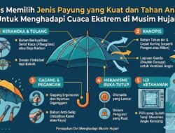 Tips Memilih Jenis Payung yang Kuat dan Tahan Angin Untuk Menghadapi Cuaca Ekstrem di Musim Hujan