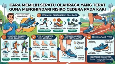 Cara Memilih Sepatu Olahraga Yang Tepat Guna Menghindari Risiko Cedera Pada Kaki